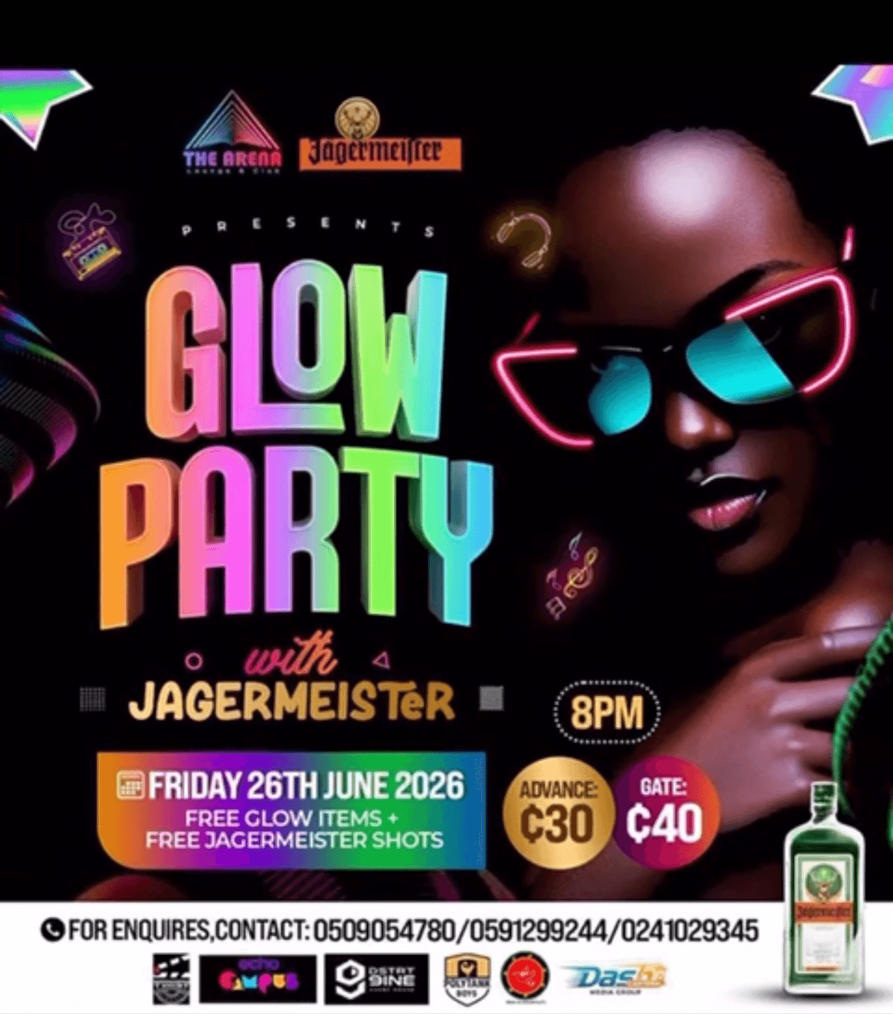 Glow Party with Jagermeister
